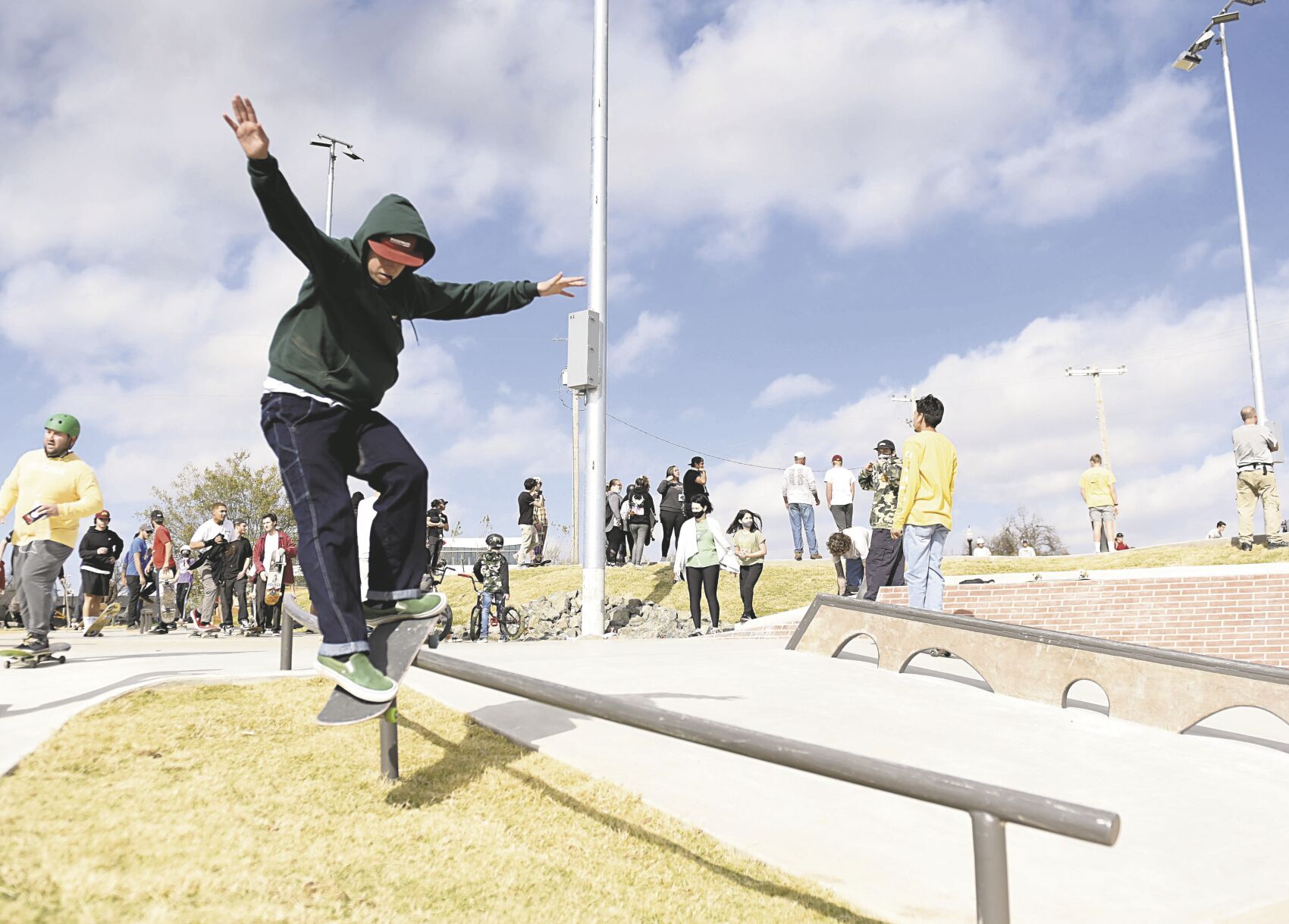 Blake Baldwin Skatepark ribbon Cutting